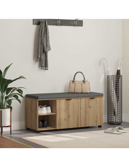 Panca per ingresso Rovere artigianale 100 x 38 x 46 cm