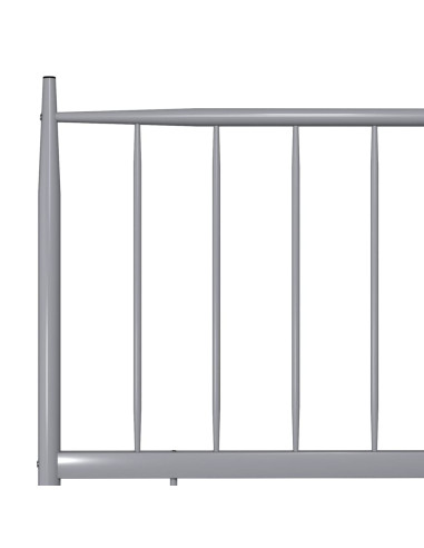 Giroletto Grigio in Metallo 180x200 cm