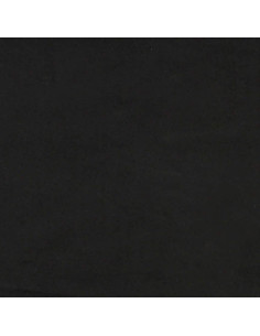 Giroletto a Molle con Materasso Nero 160x210 cm in Velluto