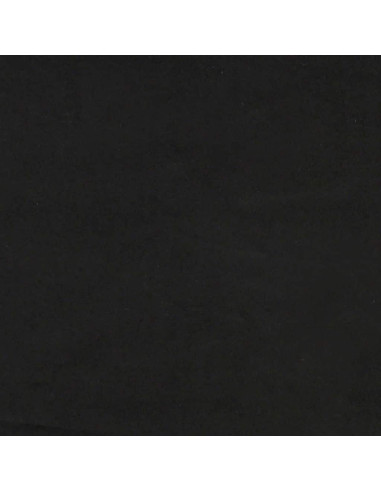 Giroletto a Molle con Materasso Nero 160x210 cm in Velluto