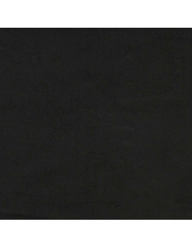 Giroletto a Molle con Materasso Nero 160x210 cm in Velluto