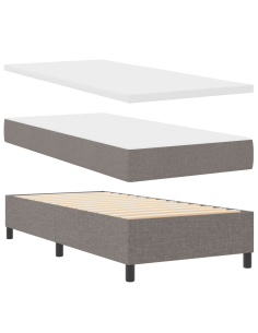 Letto a molle con materasso Talpa 80 x 200 cm Tessuto