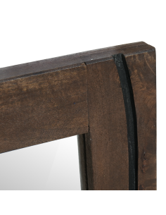 Specchio da bagno Montaggio a parete Marrone 70 x 50 x 2,5 cm