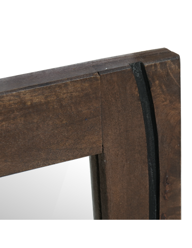 Specchio da bagno Montaggio a parete Marrone 70 x 50 x 2,5 cm