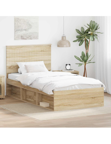Struttura del letto Sonoma 100 x 200 cm Pino massello