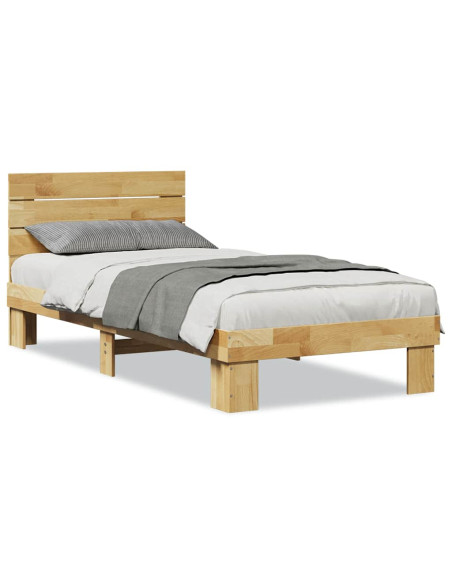 Struttura Letto con Testiera senza Materasso 80x200 cm