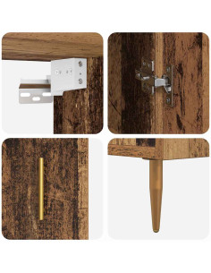 Credenza Legno vecchio 69,5 x 34 x 180 cm Legno multistrato