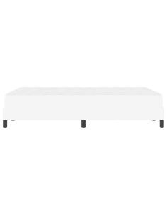 Struttura del letto Bianco Puro 120 x 200 cm Tessuto