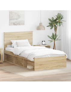Struttura del letto Sonoma 100 x 200 cm Pino massello