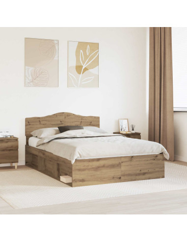 Struttura del letto Rovere Artigianale 150 x 200 cm