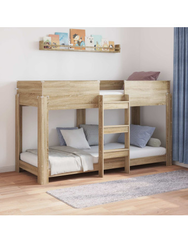 Letto a Castello per Bambini Rovere Sonoma 75 x 190 cm