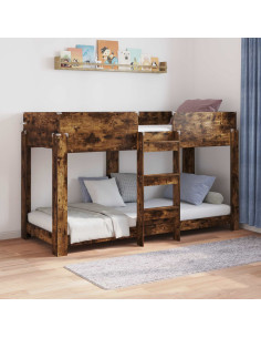 Letto a Castello per Bambini Rovere fumé 75 x 190 cm
