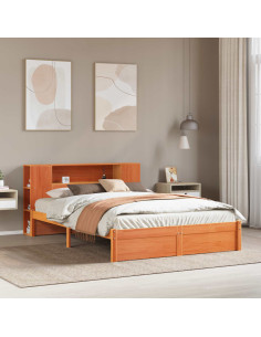 Struttura del letto con testiera contenitore con testiera 2 pcs