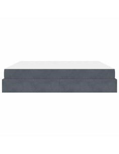 Struttura letto con materasso 2 pcs Grigio Sfumato Velluto