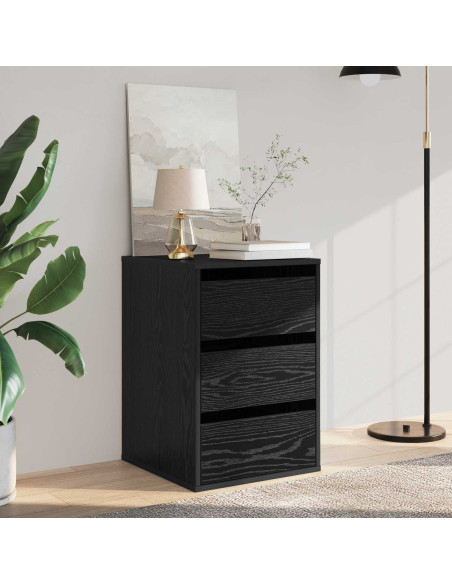 Mobile con Cassetti con cassetto Rovere Nero 41 x 40 x 58 cm