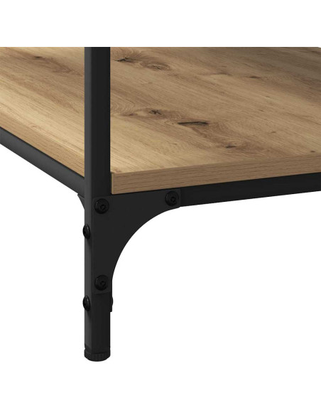 Tavolino da salotto Rovere artigianale 81 x 50 x 40 cm