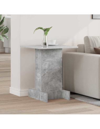 Tavolino Grigio cemento 44,5 x 45 x 55 cm Legno multistrato
