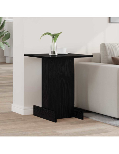 Tavolino Rovere Nero 44,5 x 45 x 55 cm Legno multistrato
