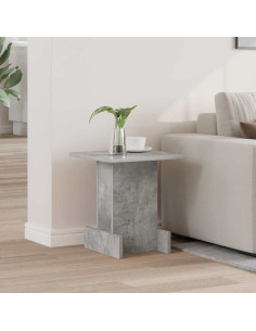 Tavolino Grigio cemento 35,5 x 35 x 40 cm Legno multistrato