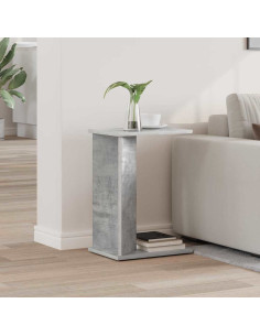 Tavolino Grigio cemento 35 x 25 x 50 cm Legno multistrato