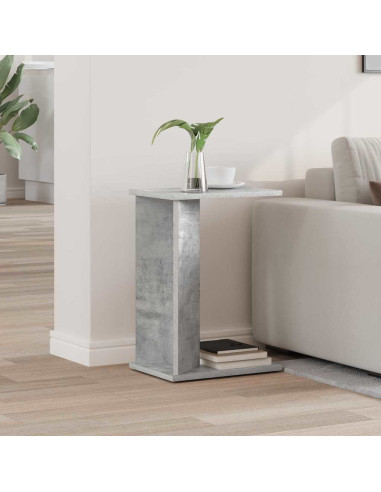 Tavolino Grigio cemento 35 x 25 x 50 cm Legno multistrato