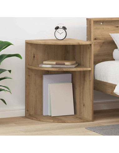 Tavolino Rovere artigianale 39,7 x 39,7 x 60 cm