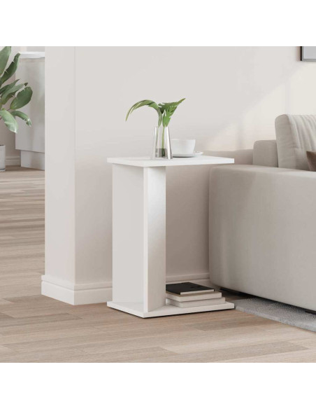 Tavolino Bianco 35 x 25 x 50 cm Legno multistrato