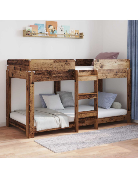 Letto a Castello per Bambini Legno vecchio 90 x 200 cm