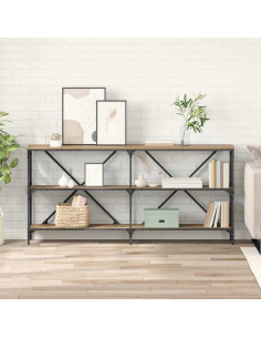 Tavolo consolle Rovere artigianale 160 x 30 x 75 cm