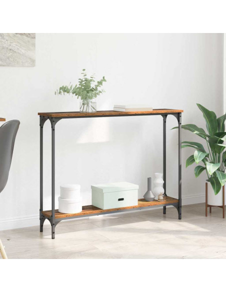 Tavolo consolle Legno vecchio 100 x 22,5 x 75 cm