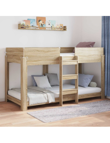 Letto a Castello per Bambini Rovere Sonoma 90 x 200 cm