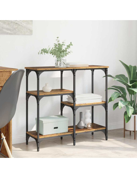 Tavolo consolle Legno vecchio 80 x 29 x 75 cm Legno multistrato