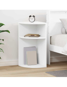 Tavolino Bianco 29,6 x 29,6 x 60 cm Legno multistrato