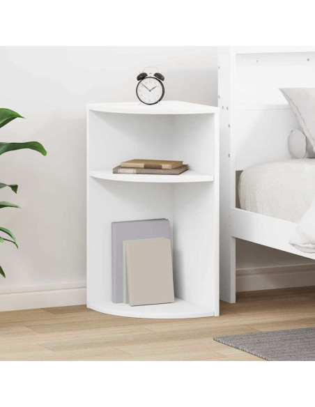 Tavolino Bianco 29,6 x 29,6 x 60 cm Legno multistrato