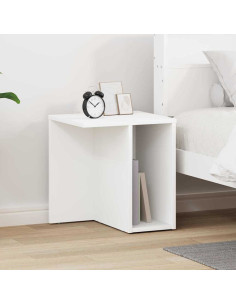 Tavolino Bianco 37 x 32 x 40 cm Legno multistrato