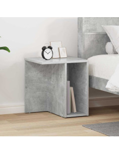 Tavolino Grigio cemento 37 x 32 x 40 cm Legno multistrato