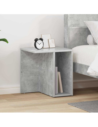 Tavolino Grigio cemento 37 x 32 x 40 cm Legno multistrato