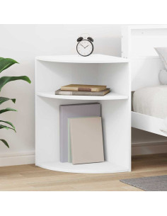 Tavolino Bianco 39,7 x 39,7 x 60 cm Legno multistrato