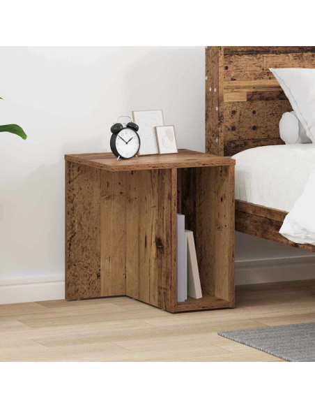 Tavolino Legno vecchio 37 x 32 x 40 cm Legno multistrato