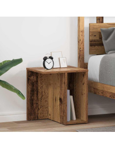 Tavolino 2 pcs Legno vecchio 37 x 32 x 40 cm Legno multistrato