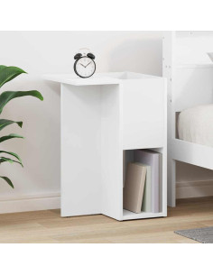 Tavolino Bianco 35 x 40 x 55 cm Legno multistrato