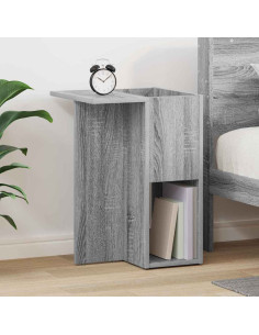 Tavolino Grigio Sonoma 35 x 40 x 55 cm Legno multistrato