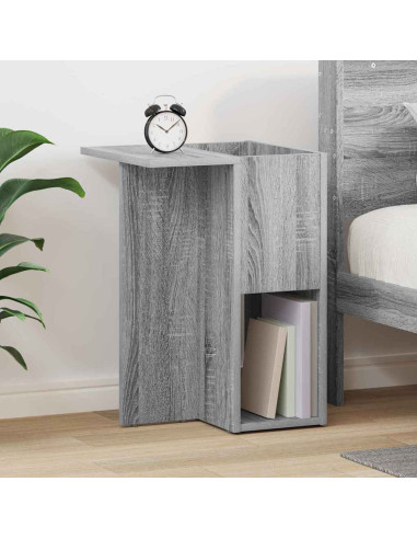 Tavolino Grigio Sonoma 35 x 40 x 55 cm Legno multistrato