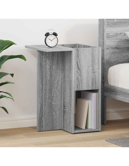 Tavolino Grigio Sonoma 35 x 40 x 55 cm Legno multistrato