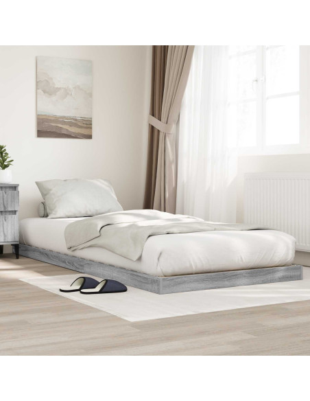 Struttura letto a terra Sonoma 71,5 x 190 cm Legno multistrato