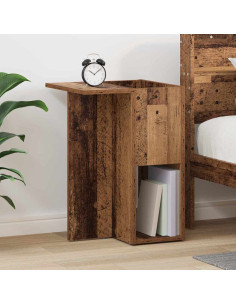 Tavolino Legno vecchio 35 x 40 x 55 cm Legno multistrato