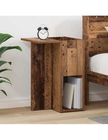 Tavolino Legno vecchio 35 x 40 x 55 cm Legno multistrato