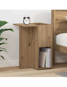 Tavolino Rovere artigianale 35 x 40 x 55 cm Legno multistrato