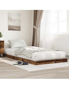 Struttura letto a terra Legno vecchio 86,5 x 190 cm