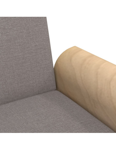 Divano Letto con Braccioli Tortora in Tessuto